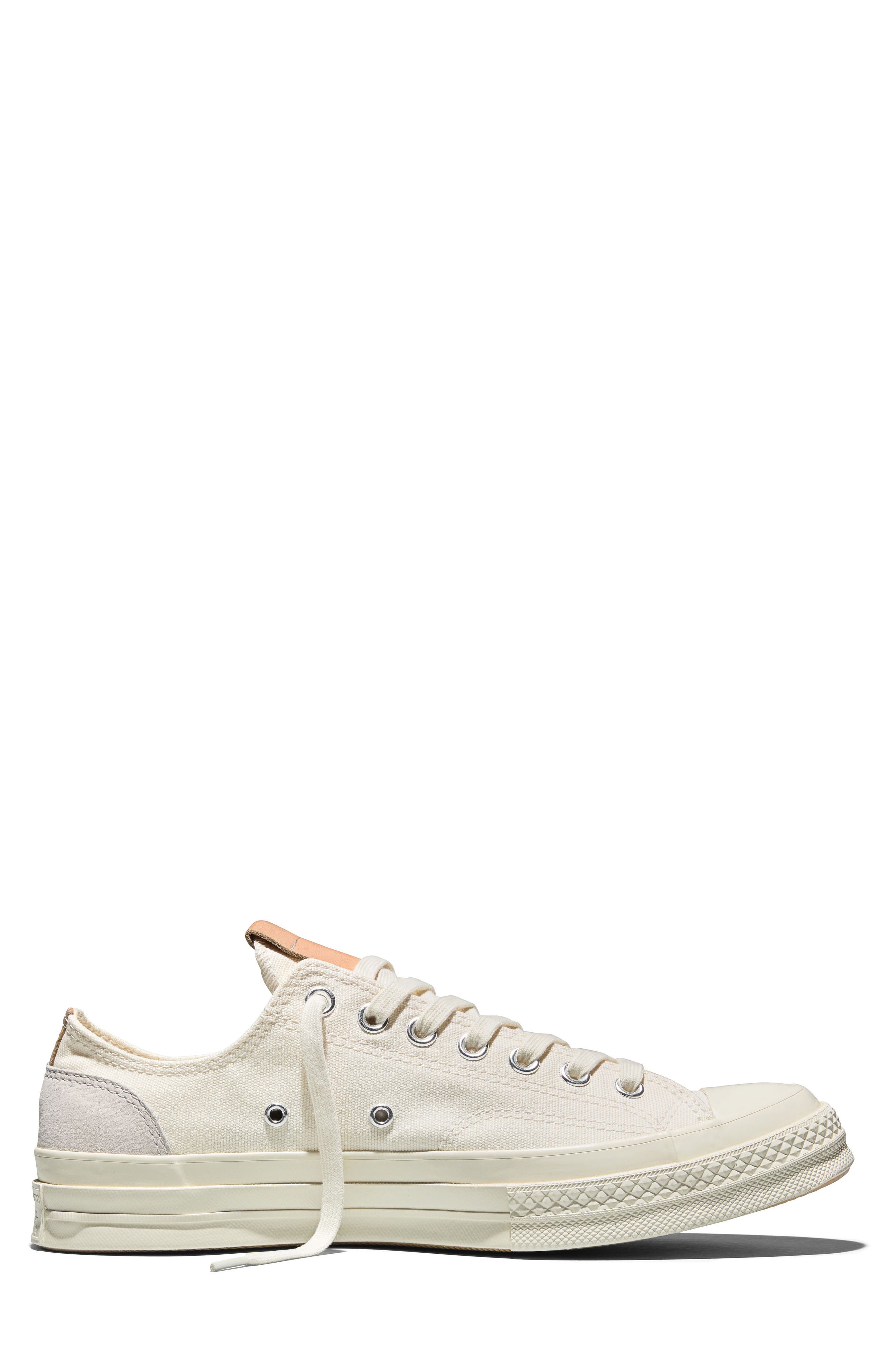 Converse Gender Inclusive Chuck Taylor<sup>®</sup> All Star<sup>®</sup> Low Top Sneaker, Alternate, color, Egret/ Egret/ Hay Day