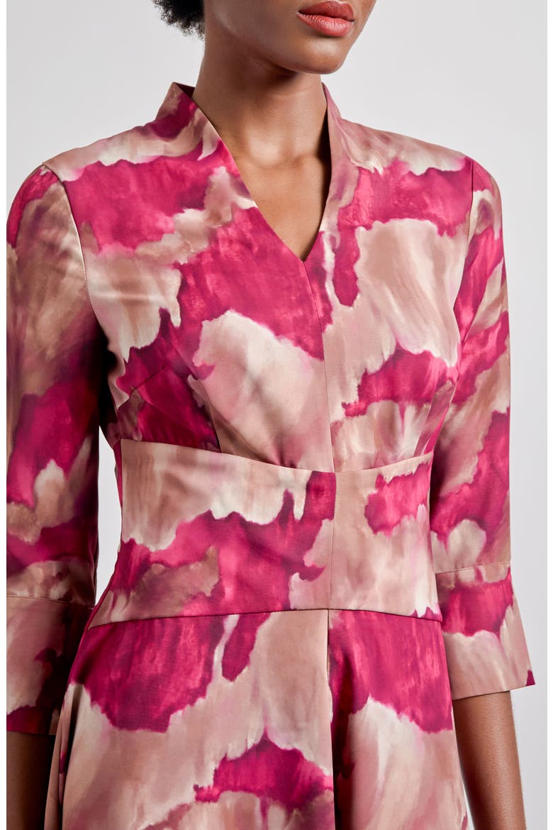Watercolor Dress, Alternate, color, PINK FLASH/MULTI