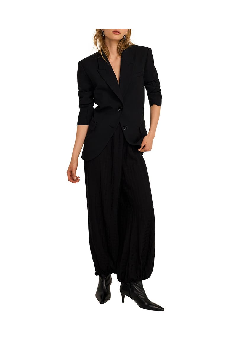 Single Breasted Long Sleeve Blazer, Alternate, color, Black