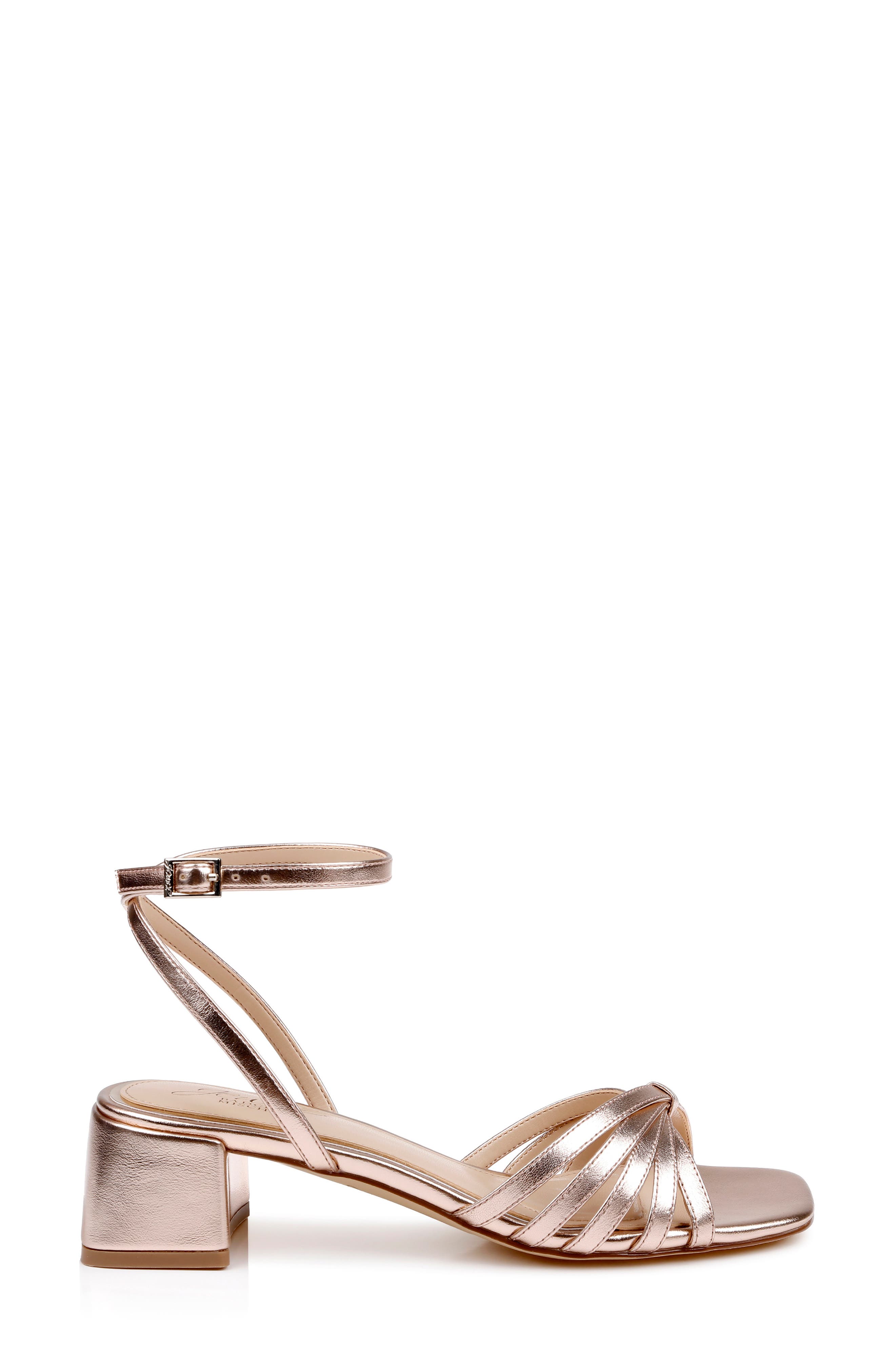 Pasco Ankle Strap Sandal, Alternate, color, ROSE GOLD LEATHER
