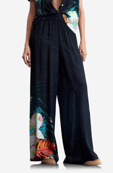 Wide Leg Trousers