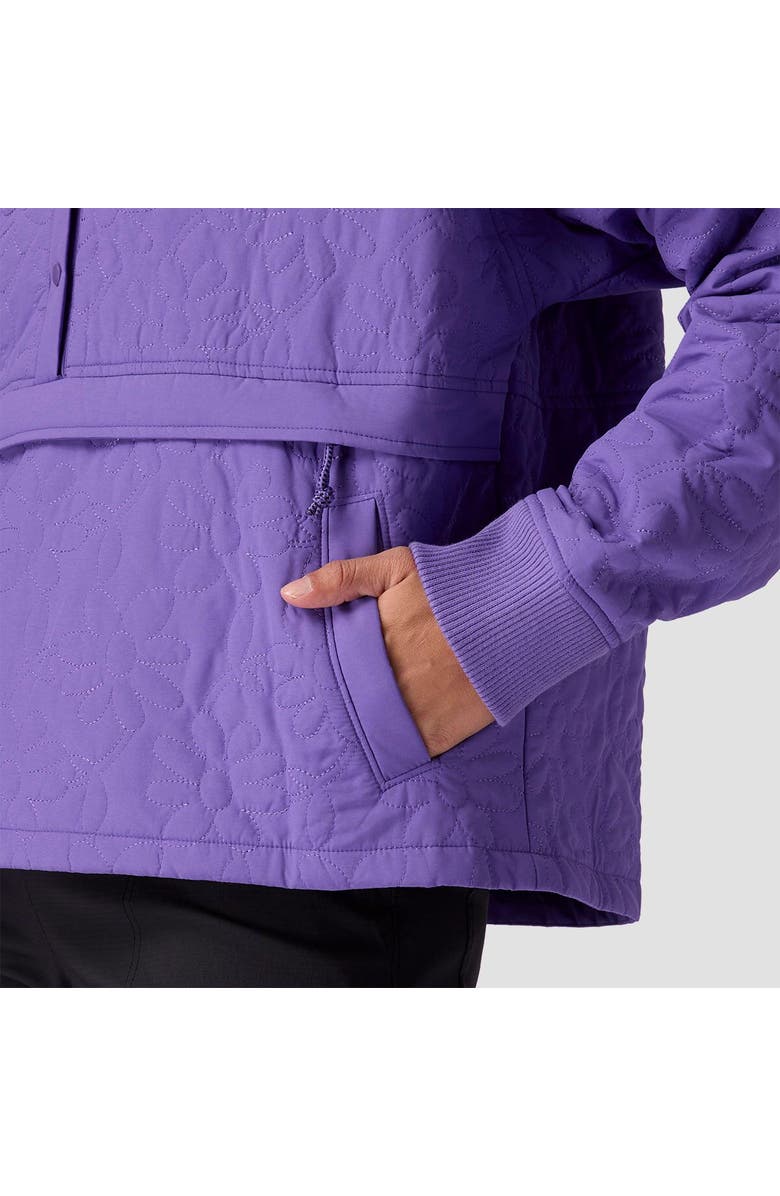 Stoic Daisy Quilted Pullover - Women's, Alternate, color, Passion Flower