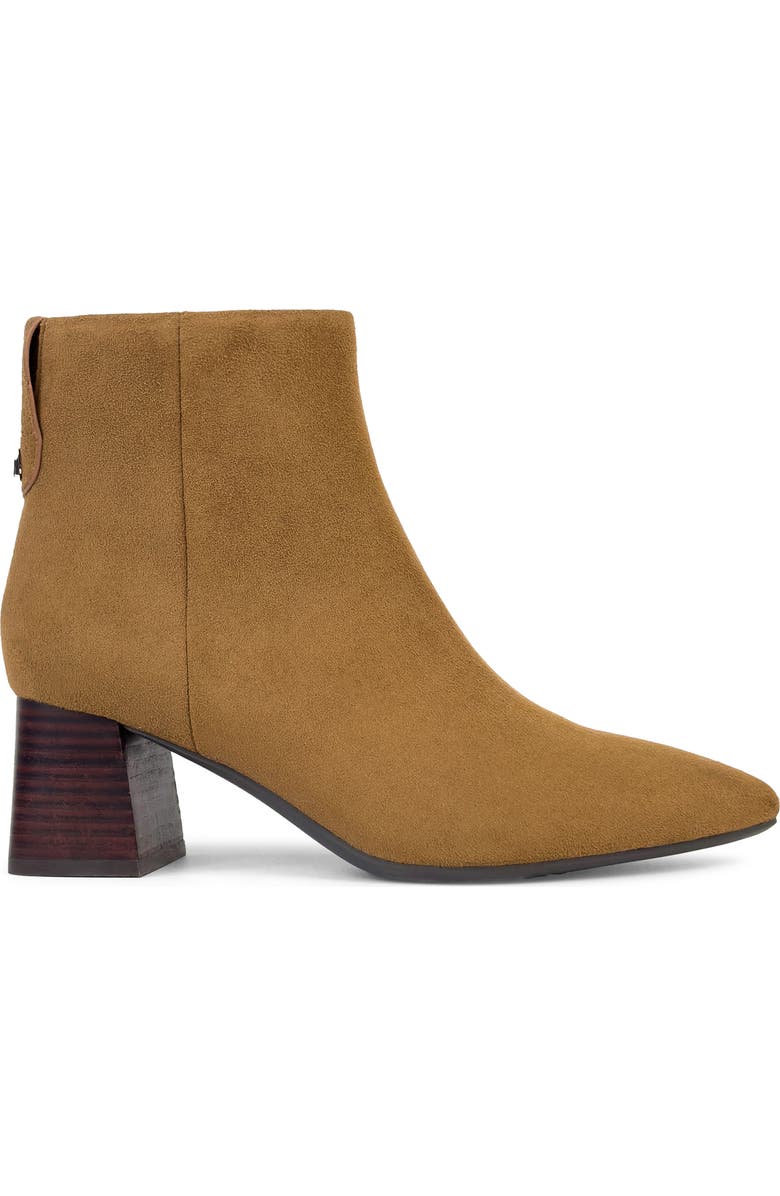 Aerosoles Enoch Pointed Toe Bootie, Alternate, color, Tobacco Faux Suede