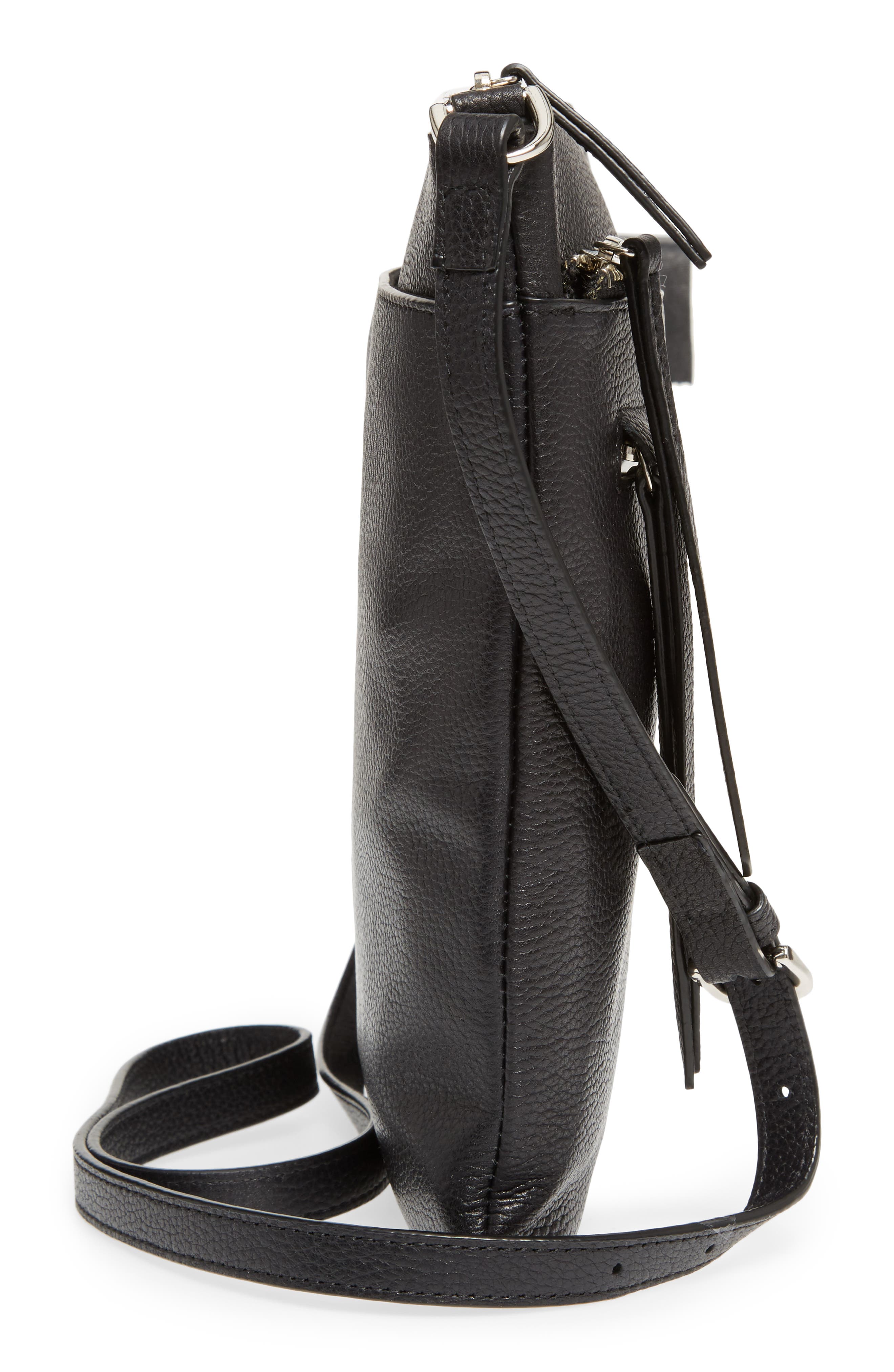 Nordstrom Finn Leather Crossbody Bag, Alternate, color, 