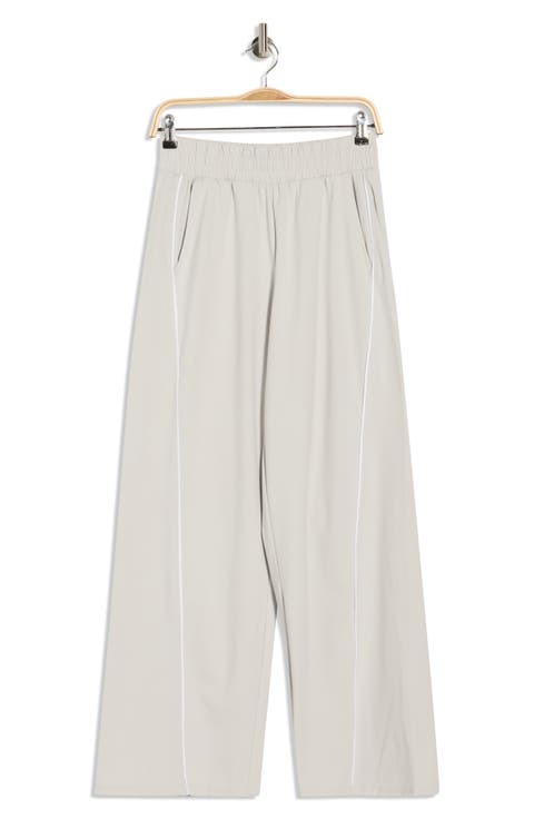 Luxe Contrast Piping Wide Leg Pants