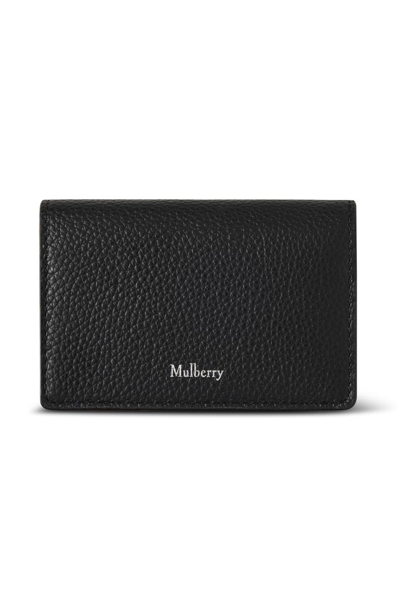 Mulberry Continental Card Case, Main, color, Black