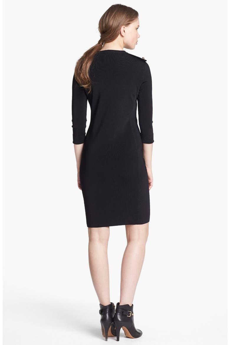 Military Sweater Dress, Alternate, color, BOOT OLIVE