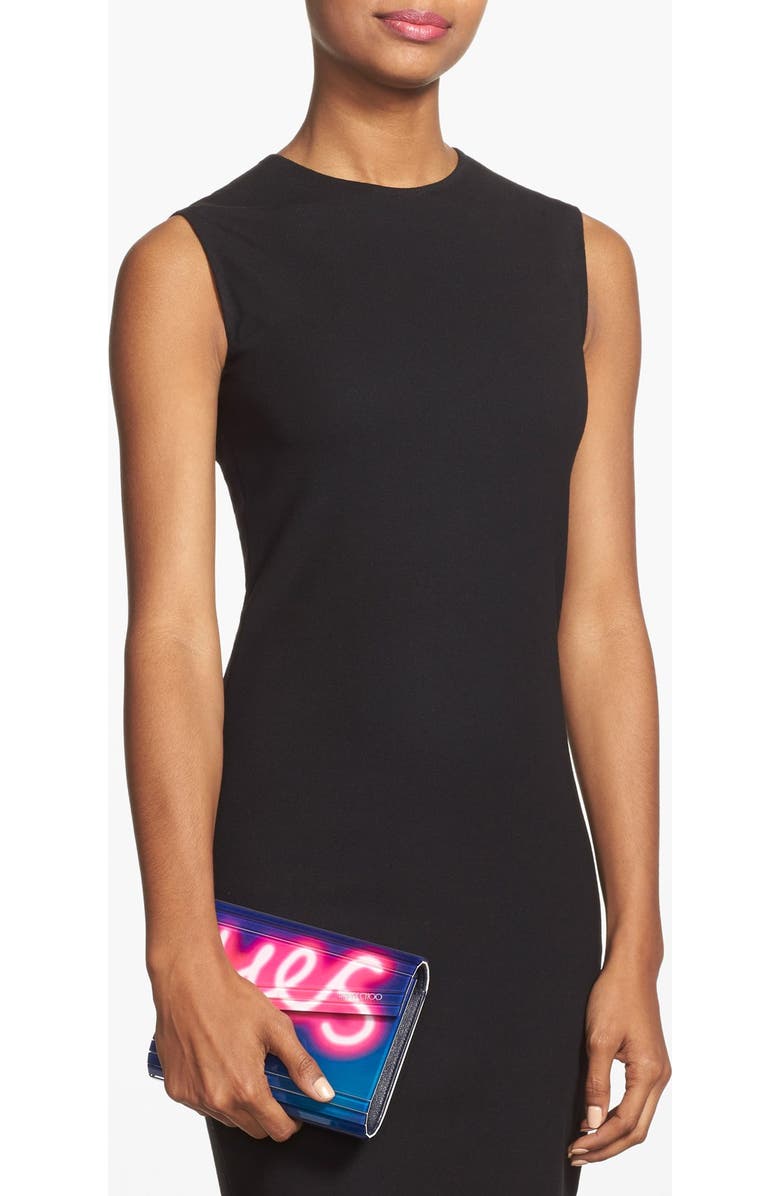 Jimmy Choo 'Candy' Clutch, Alternate, color,