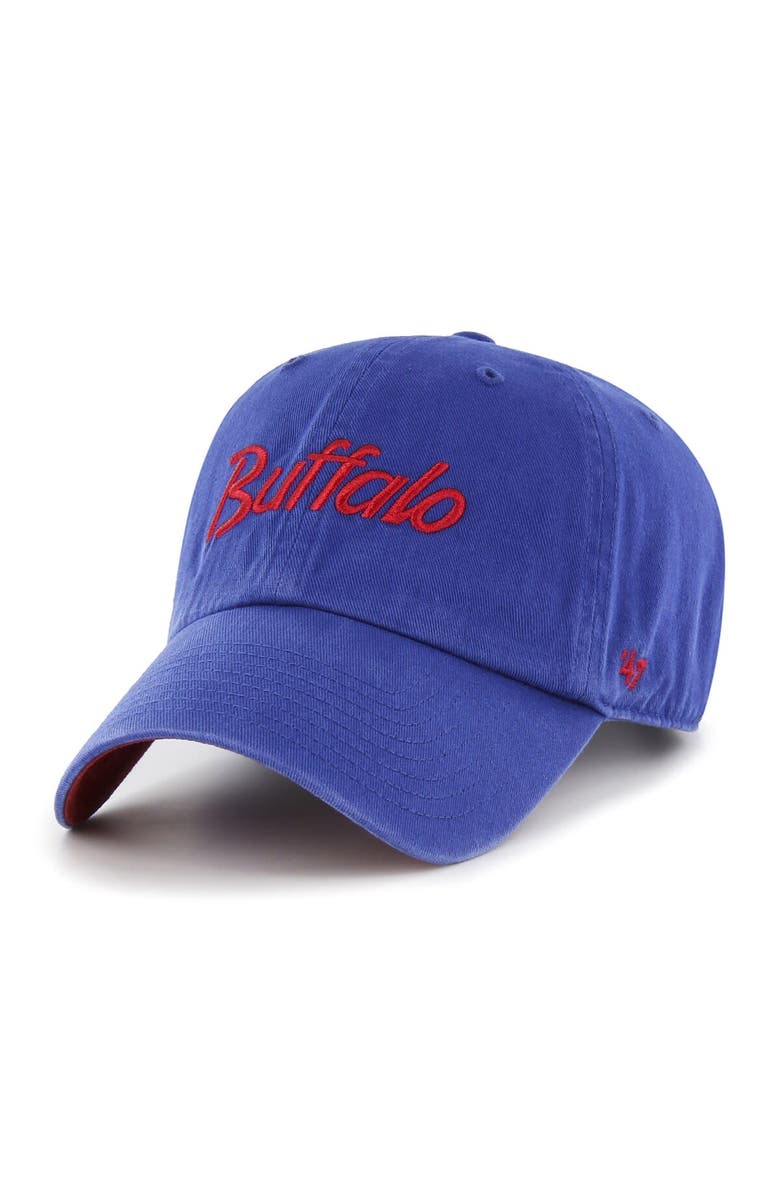 '47 Men's '47 Royal Buffalo Bills Crosstown Clean Up Adjustable Hat, Alternate, color, 