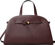 Tory Burch Romy Bauletto Leather Satchel