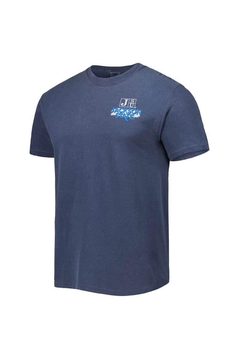 Men's Navy Jackson State Tigers Retro Comfort Color T-Shirt, Alternate, color, Royal