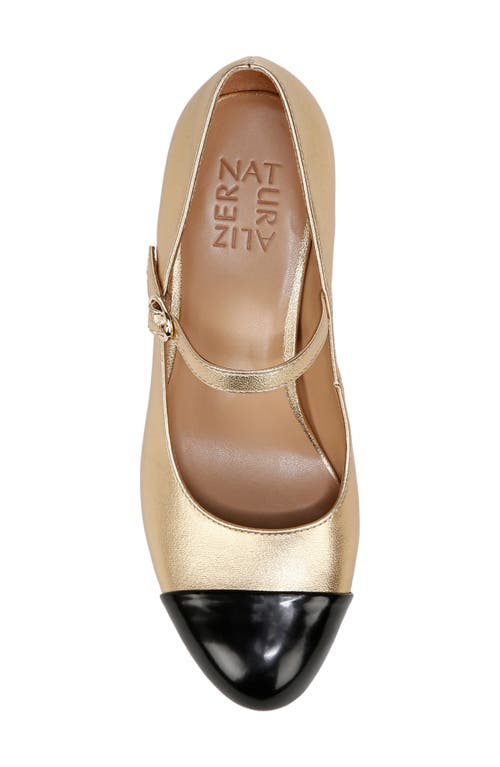 Naturalizer Loveable Mary Jane Pump In Gold