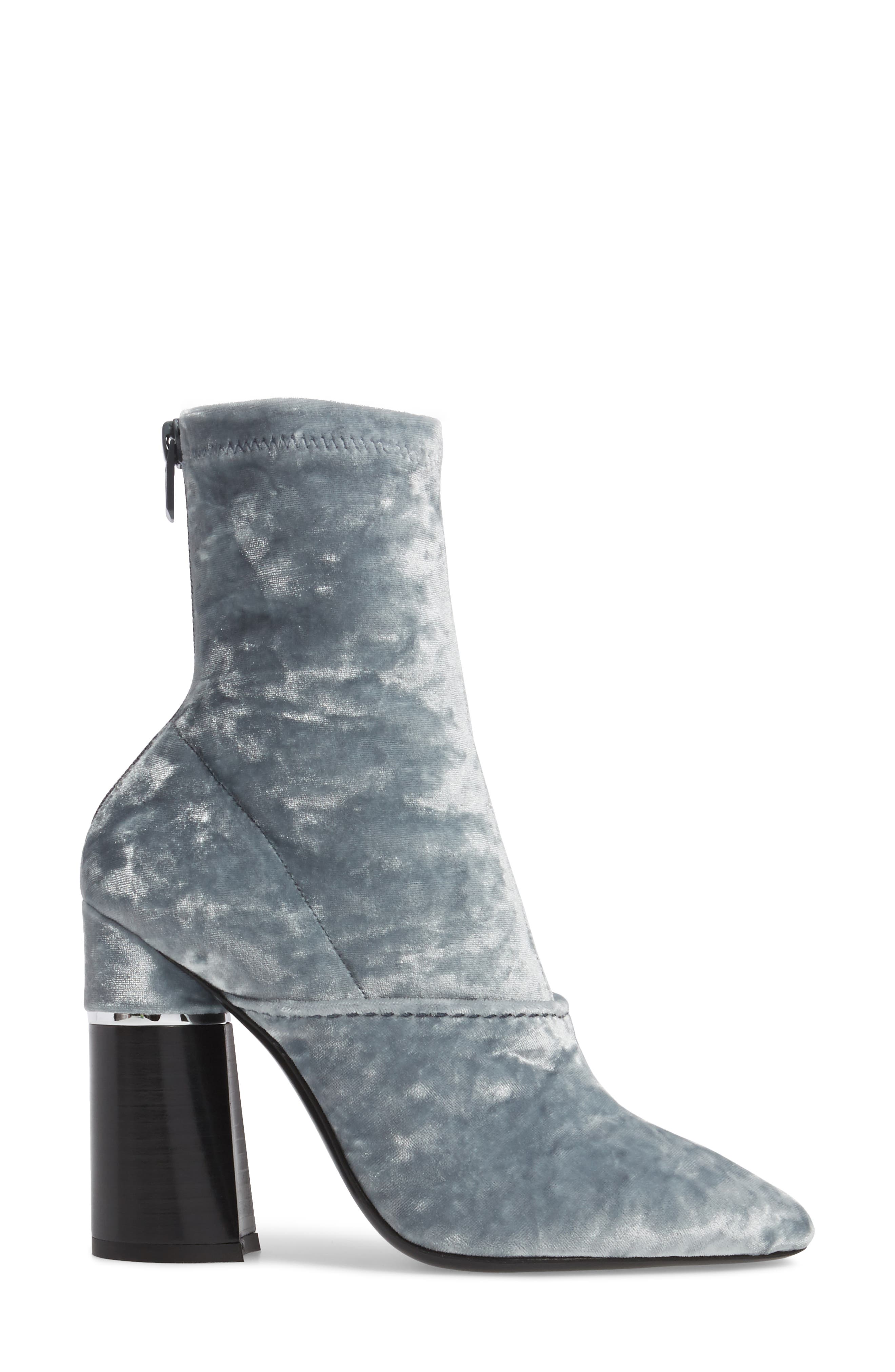 3.1 Phillip Lim 'Kyoto' Crushed Velvet Boot, Alternate, color, 