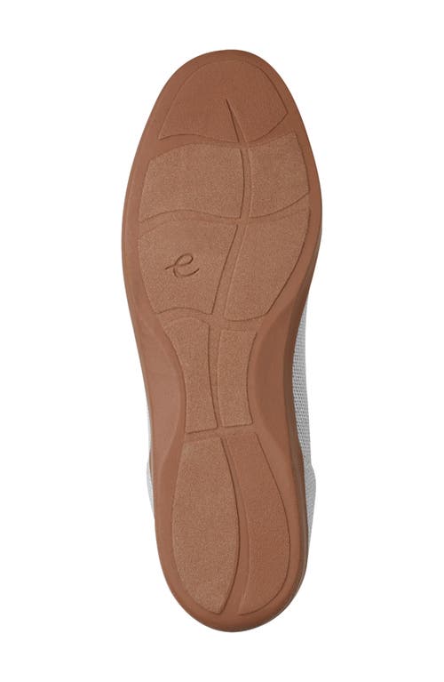 Shop Easy Spirit Devitt Flat In Light Gray