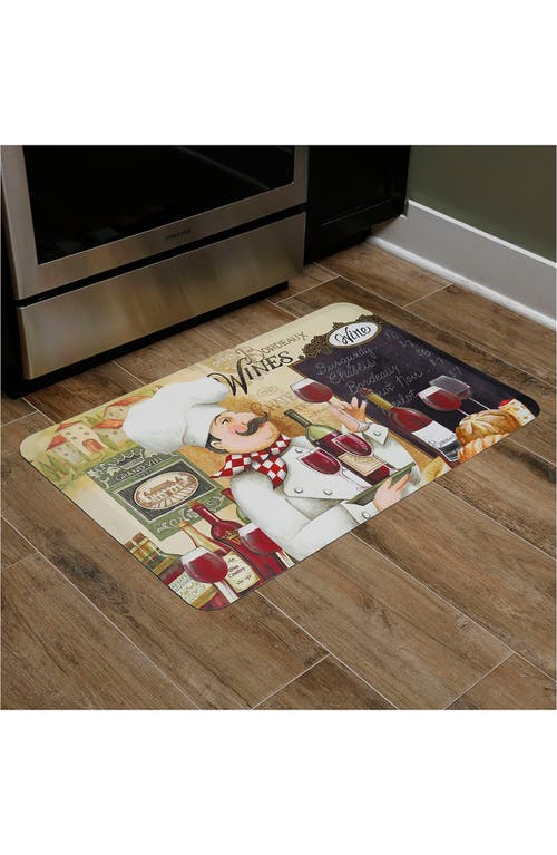 J&v Textiles J And V Textiles Kitchen Floor Mat In Multi