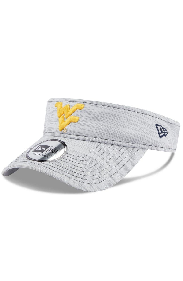 New Era Men's New Era Gray West Virginia Mountaineers Logo Adjustable Visor, Main, color, 