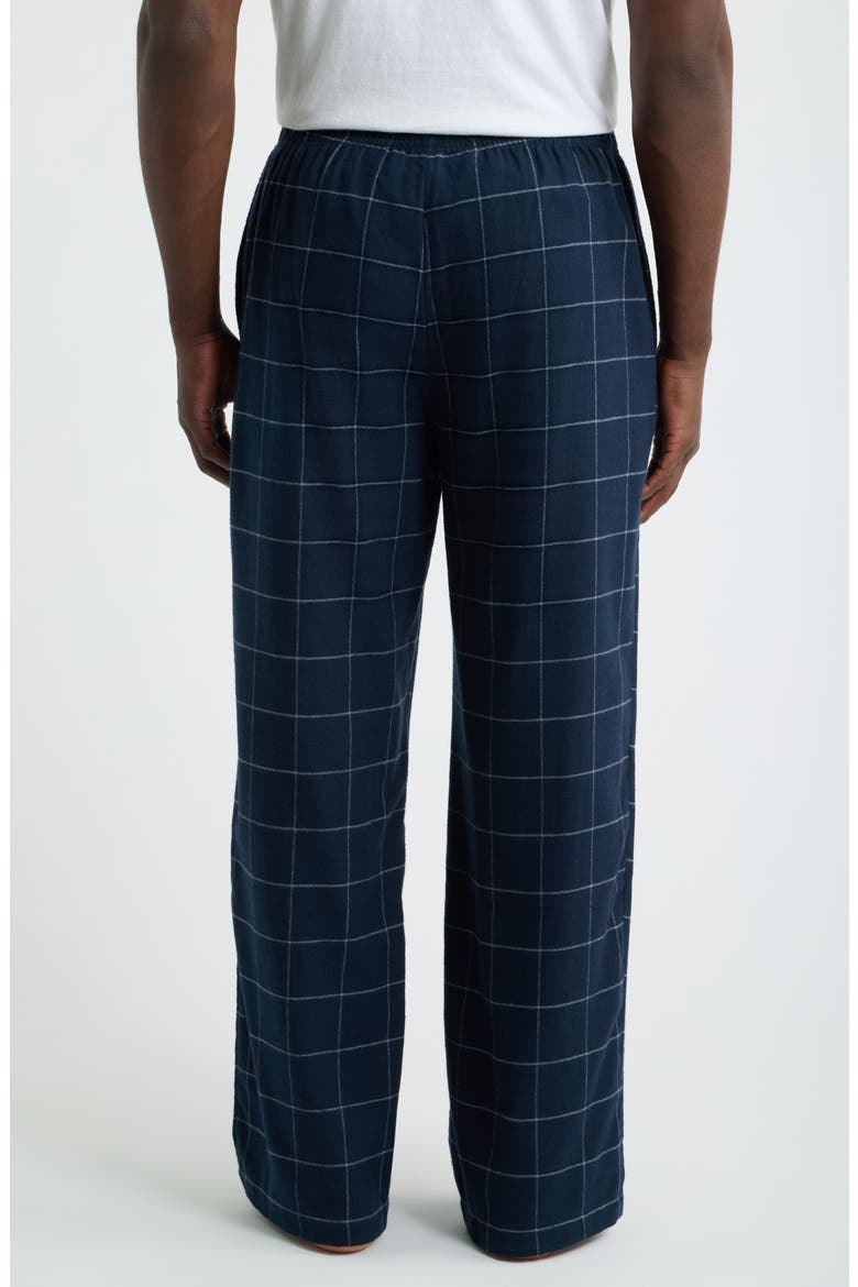 Flannel Pajama Pants, Alternate, color, NAVY NICOLAS CHECK