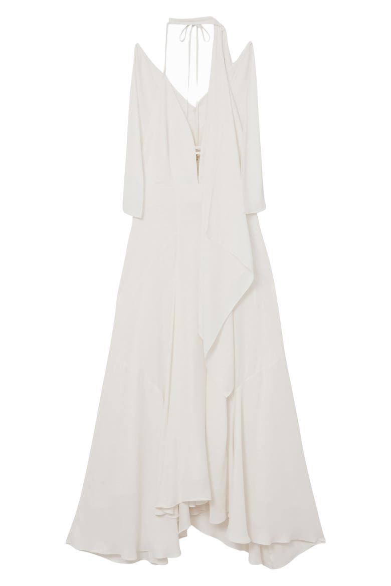 Evory Cape Maxi Dress, Alternate, color, IVORY