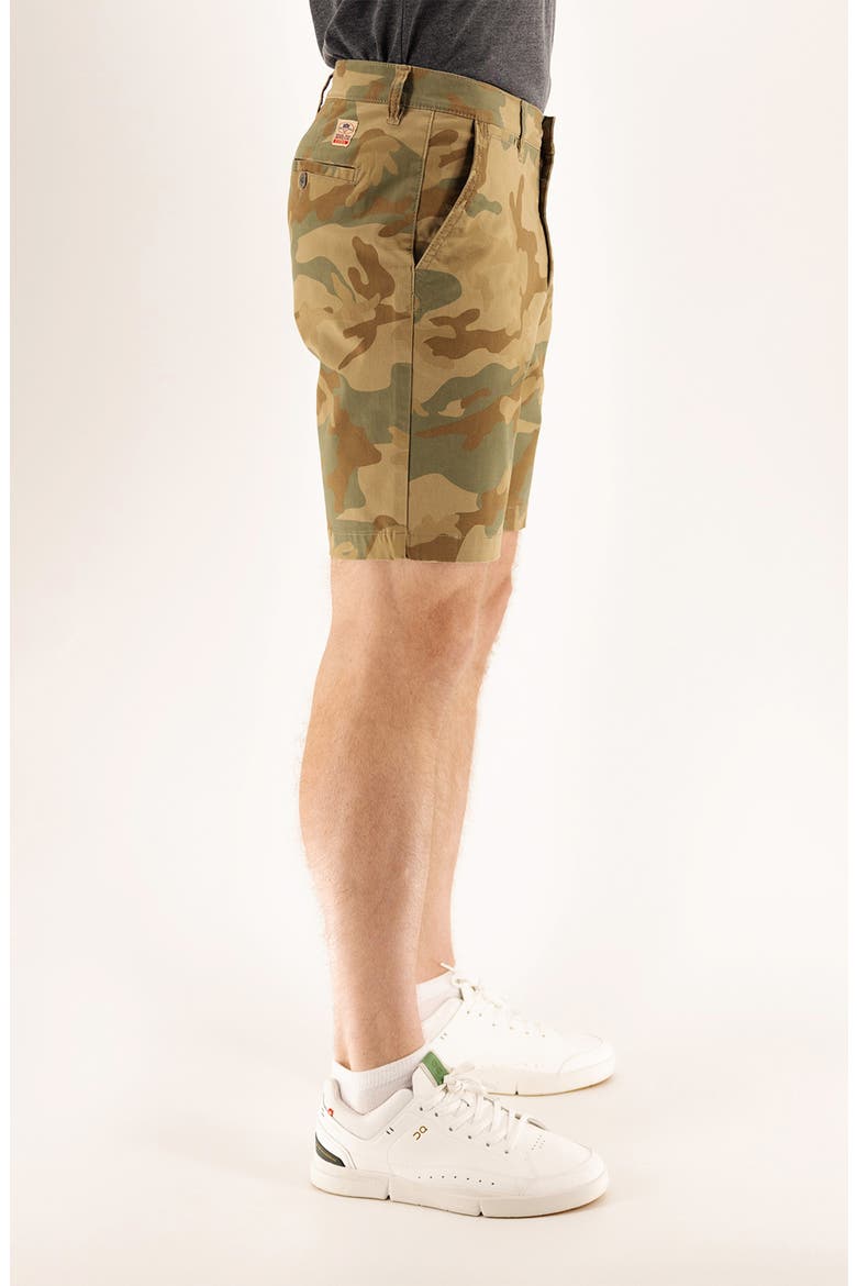 Camo Print 9-Inch Performance Stretch Chino Shorts, Alternate, color, DUSTY CAMO
