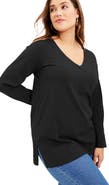 June + Vie Long-Sleeve V-Neck One + Only Tunic