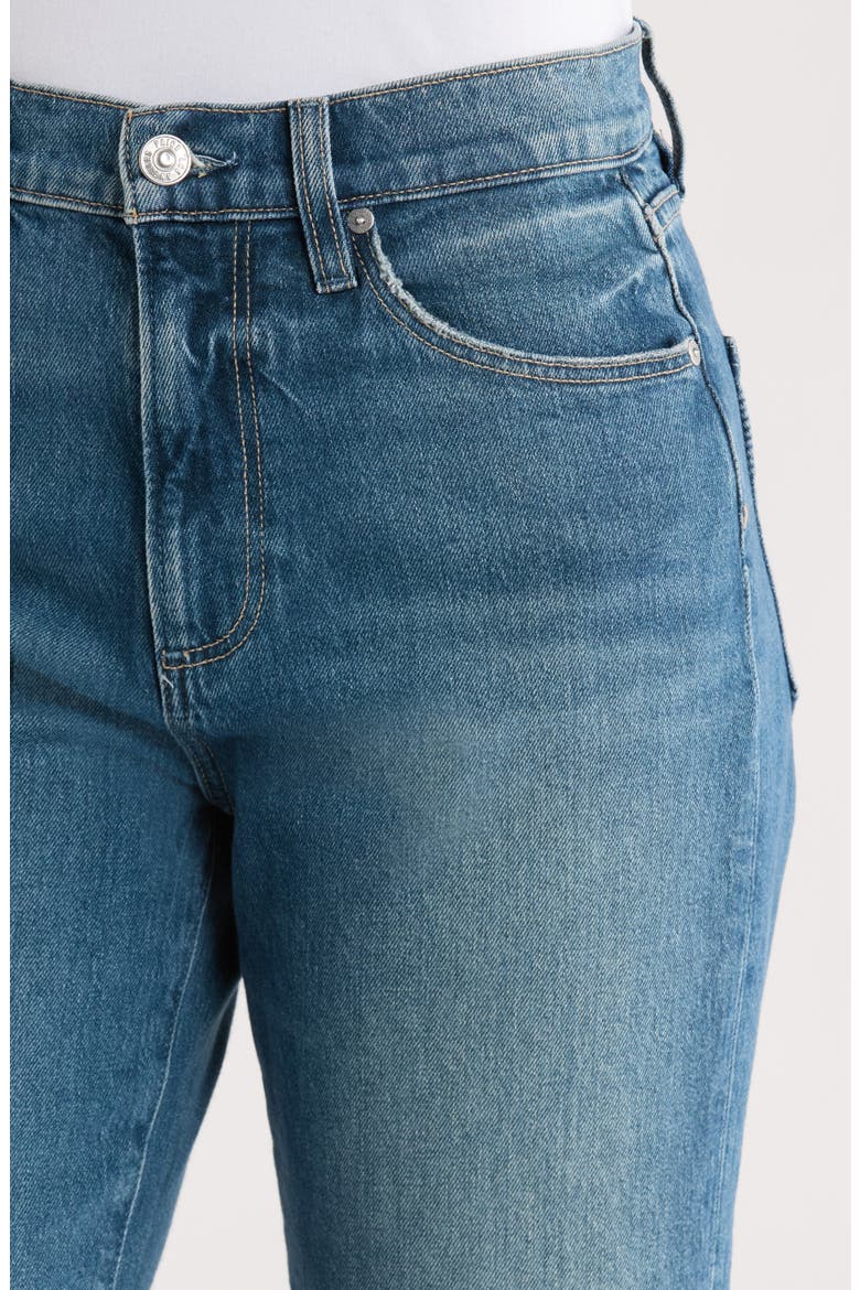 Sawyer High Waist Straight Leg Jeans, Alternate, color, CRANKED UP