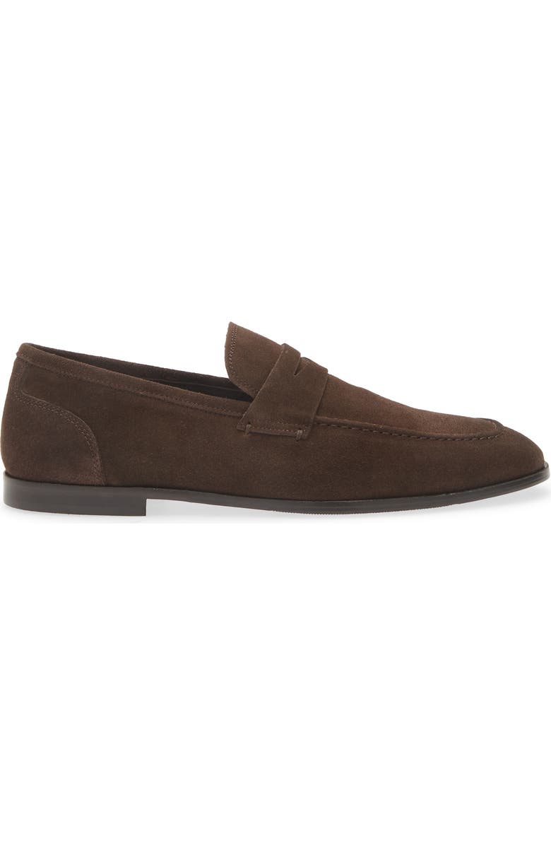 TO BOOT NEW YORK Patrick Suede Penny Loafer, Alternate, color, Maestro Caffe