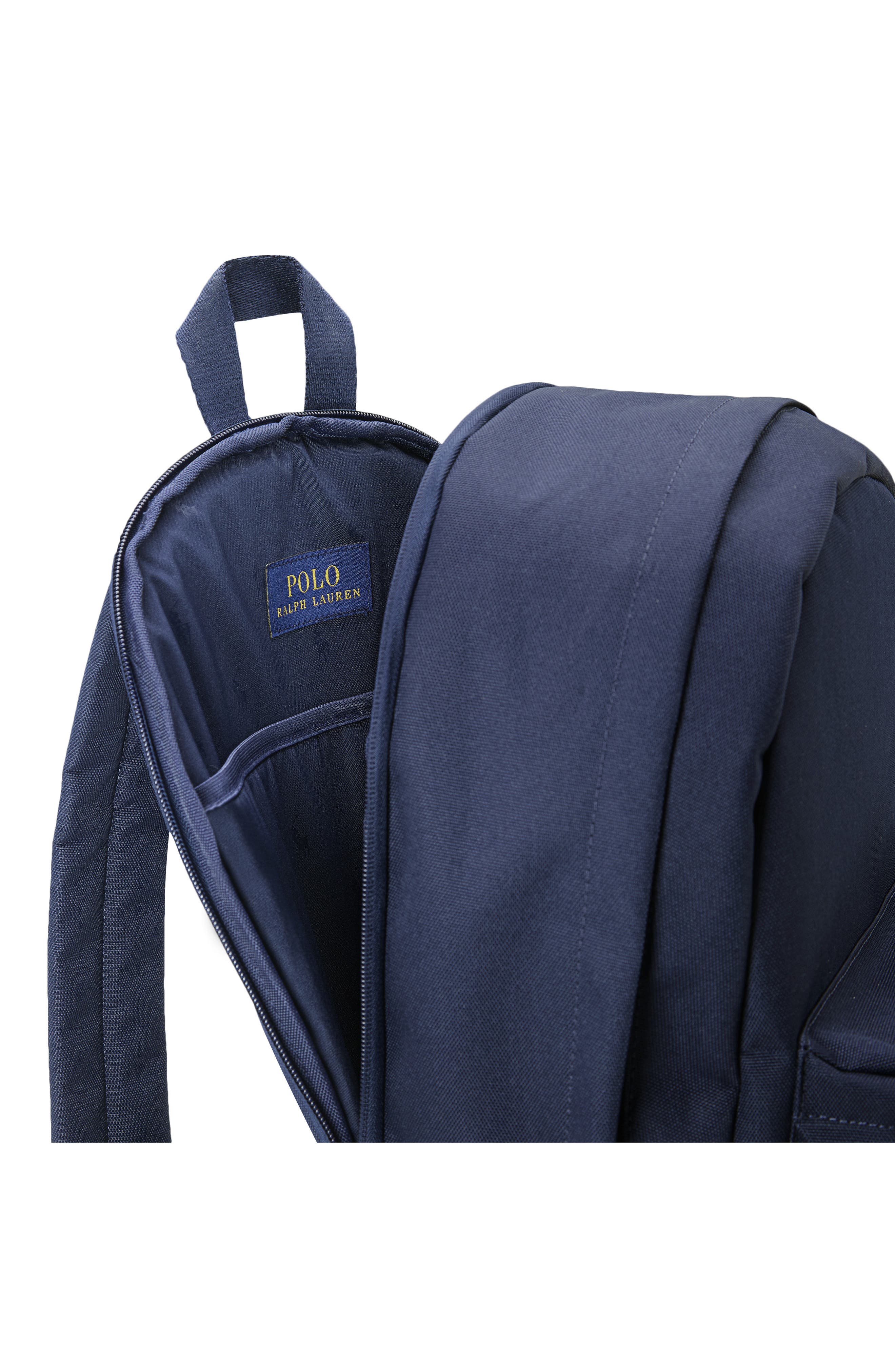 Polo Ralph Lauren Kids' Polar Bear Backpack, Alternate, color, Newport Navy