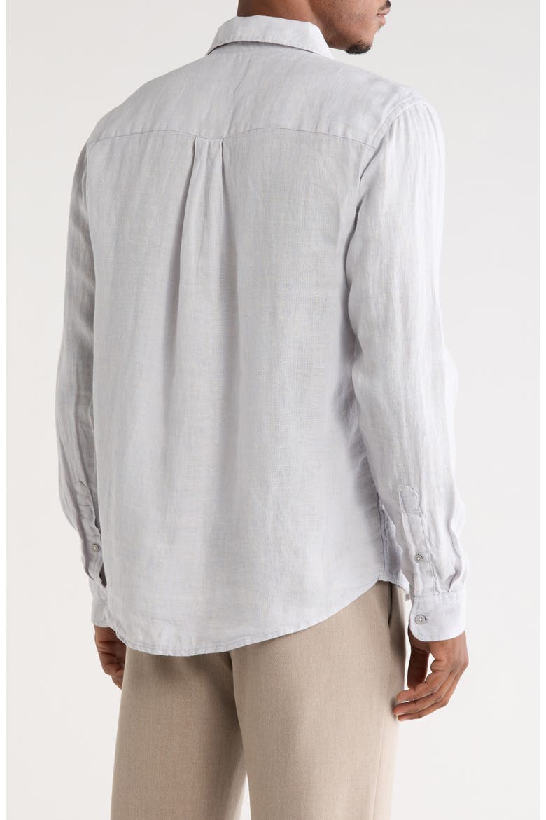 Stonington Linen Gray Long Sleeve Shirt, Alternate, color, STONINGTON GRAY