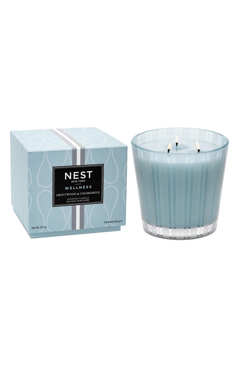 NEST New York Driftwood & Chamomile Scented Candle, Alternate, color, 