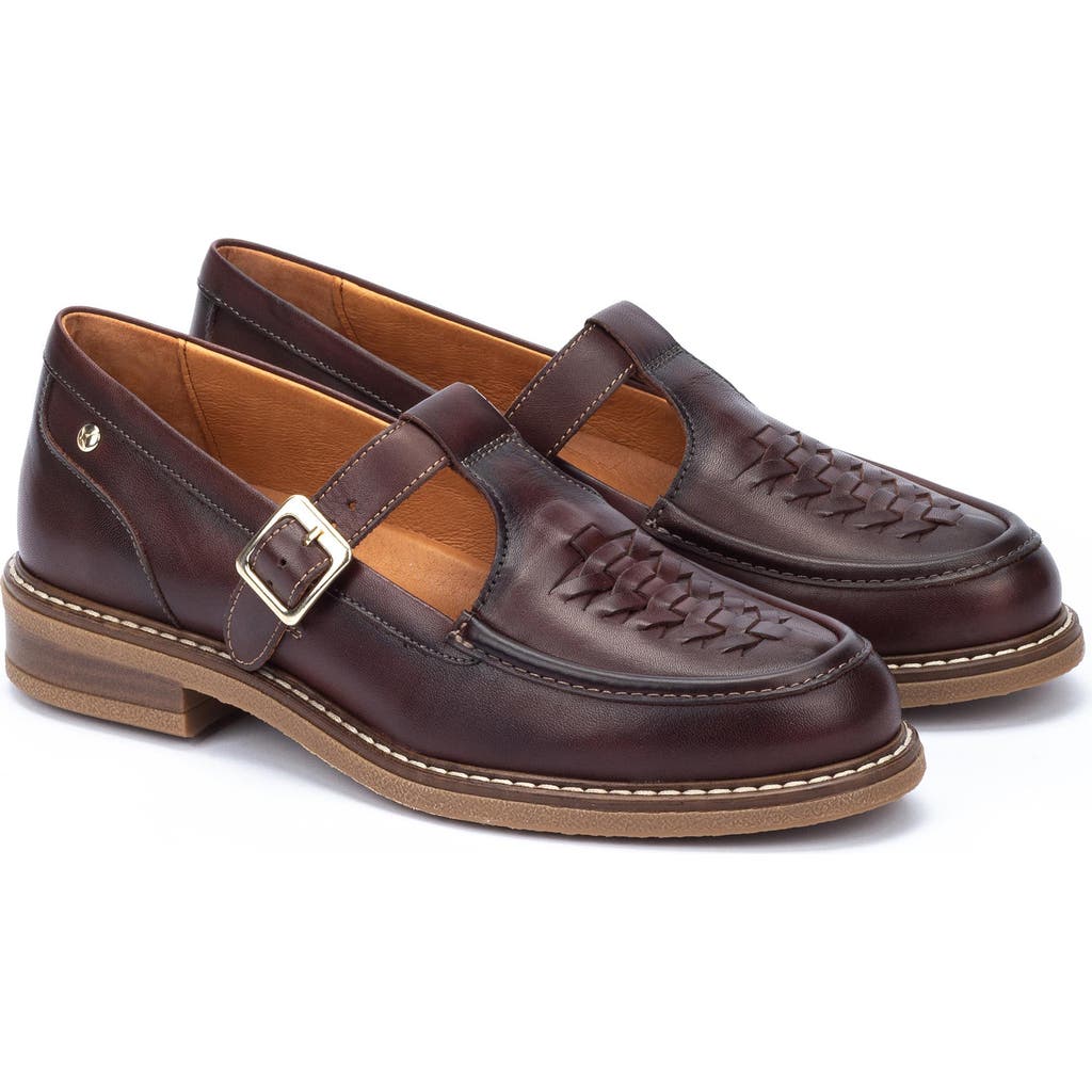 PIKOLINOS Aldaya Buckle Strap Loafer in Caoba  product