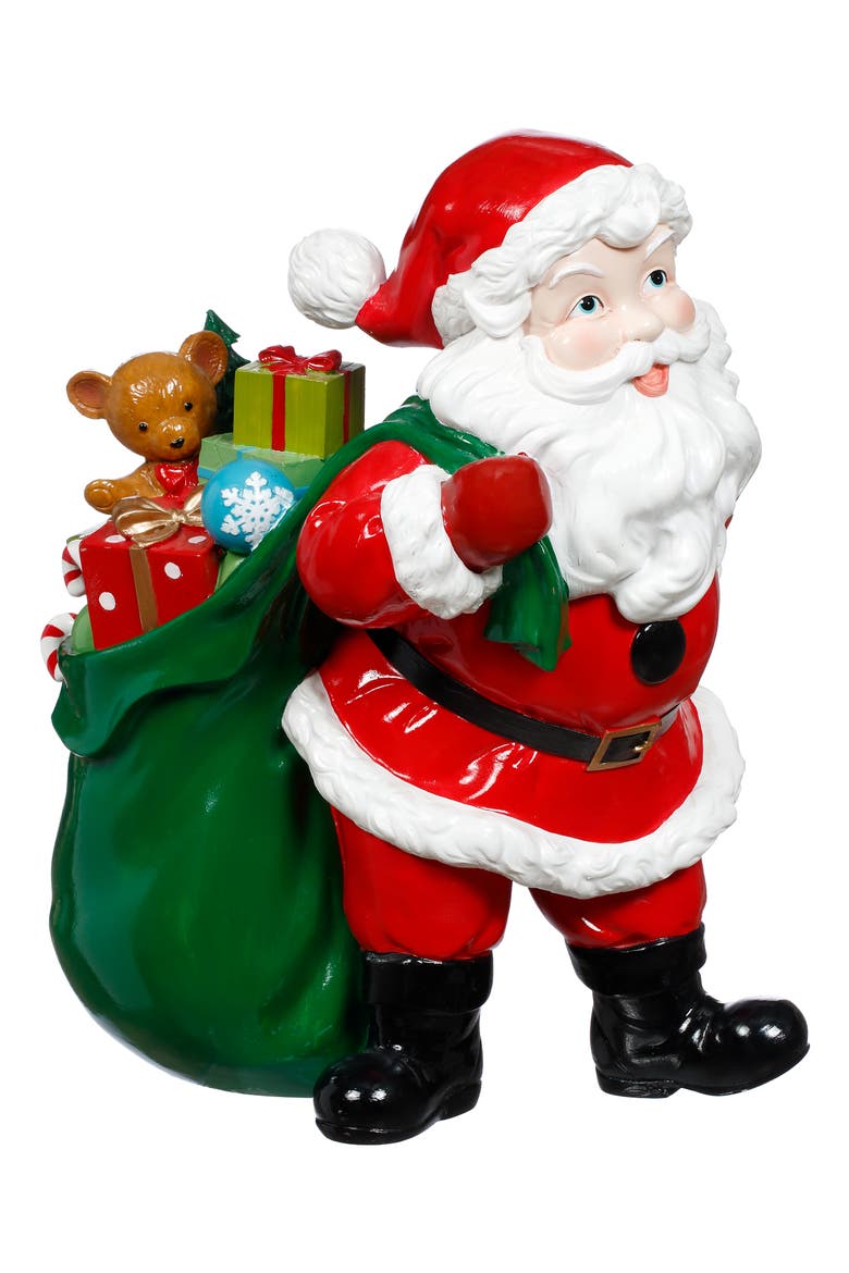 Santa with Gift Sack, Main, color, Red
