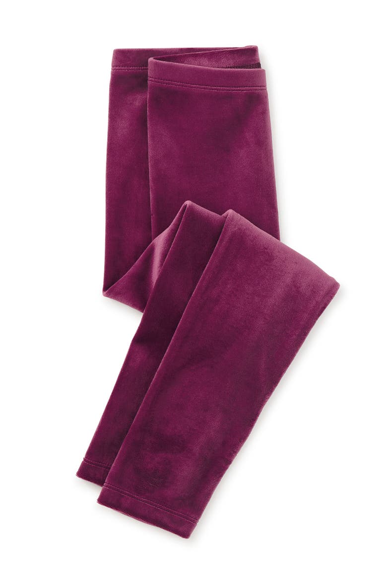 Velour Leggings, Main, color, Cosmic Berry