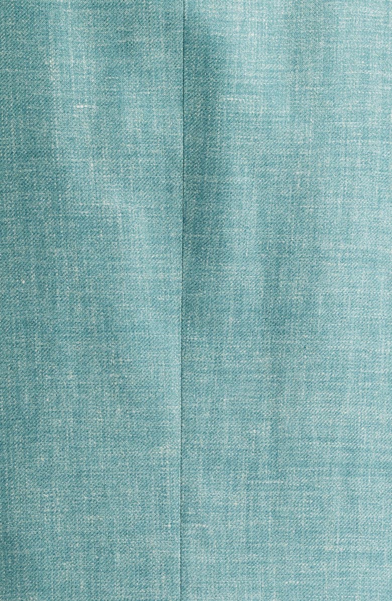 Peter Millar Hyperlight Soft Light Green Mélange Silk & Linen Blend Sport Coat, Alternate, color, Light Green