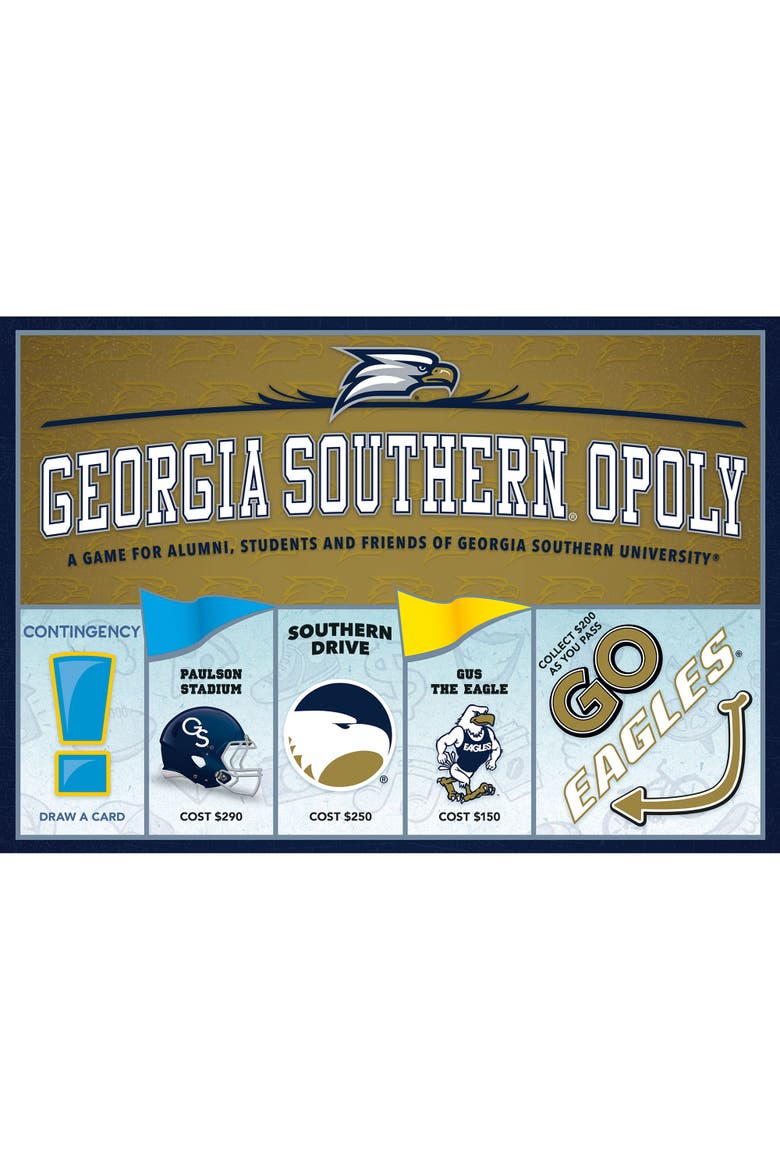 University Georgia Southernopoly Monopoly Board Game, Main, color, Multicolored