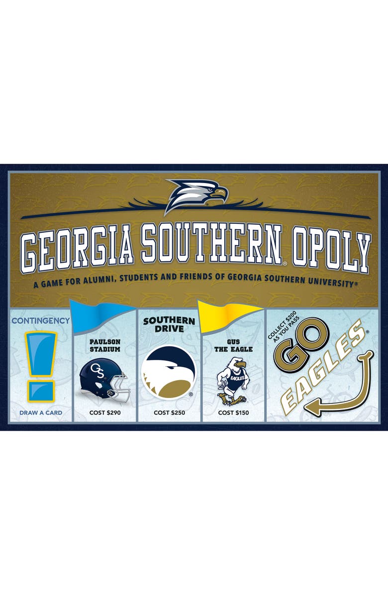 Late for the Sky University Georgia Southernopoly Monopoly Board Game, Main, color, Multicolored