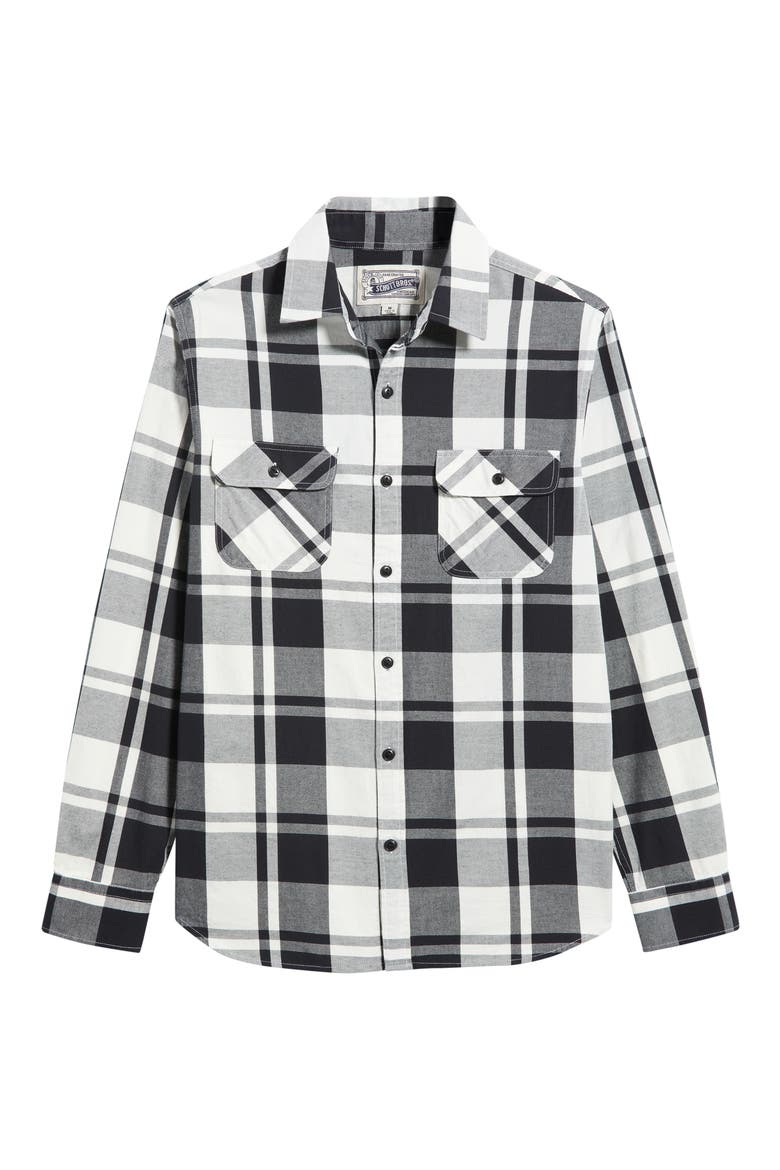 Haddonfield Plaid Shirt, Main, color, BLACK