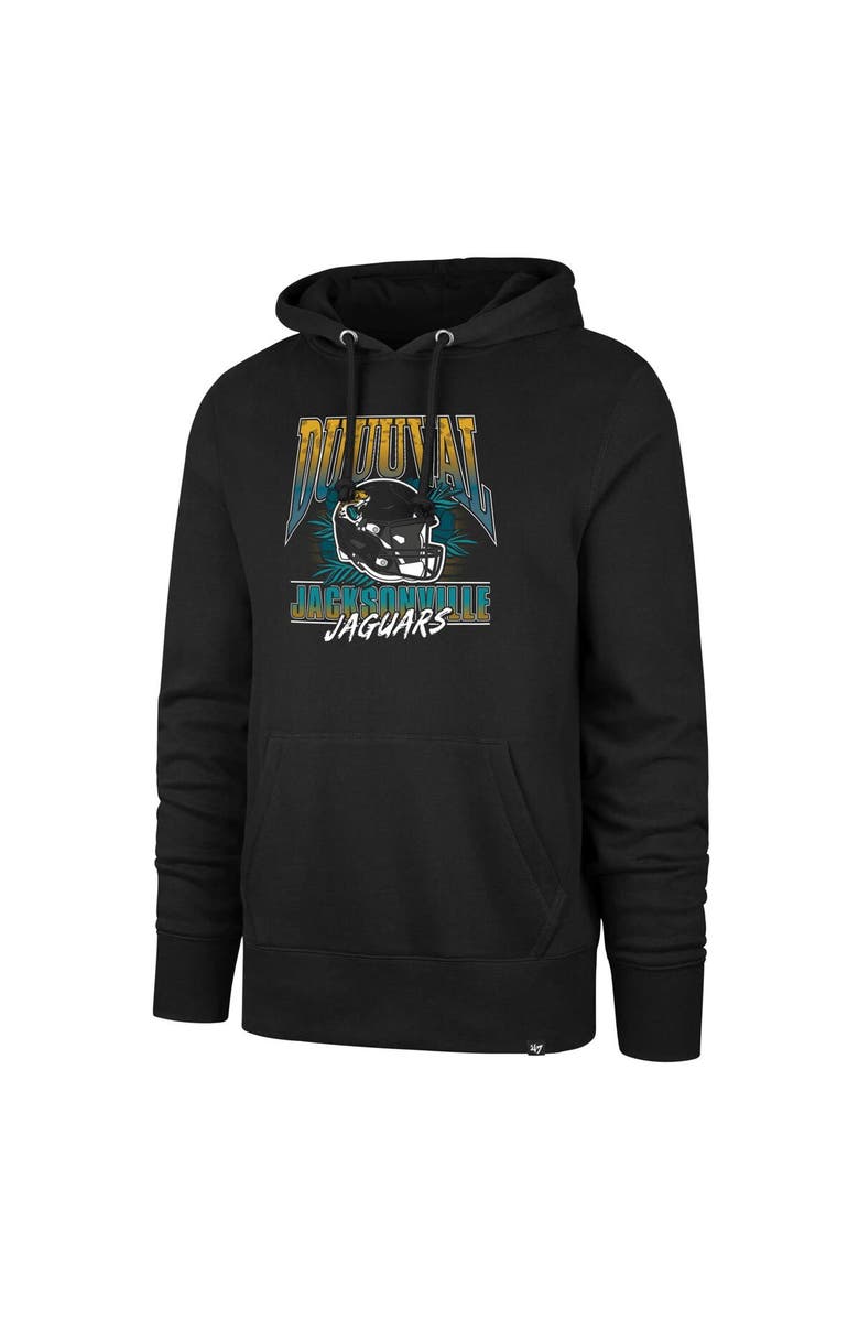 '47 Men's '47 Black Jacksonville Jaguars Regional Headline Pullover Hoodie, Alternate, color, Black