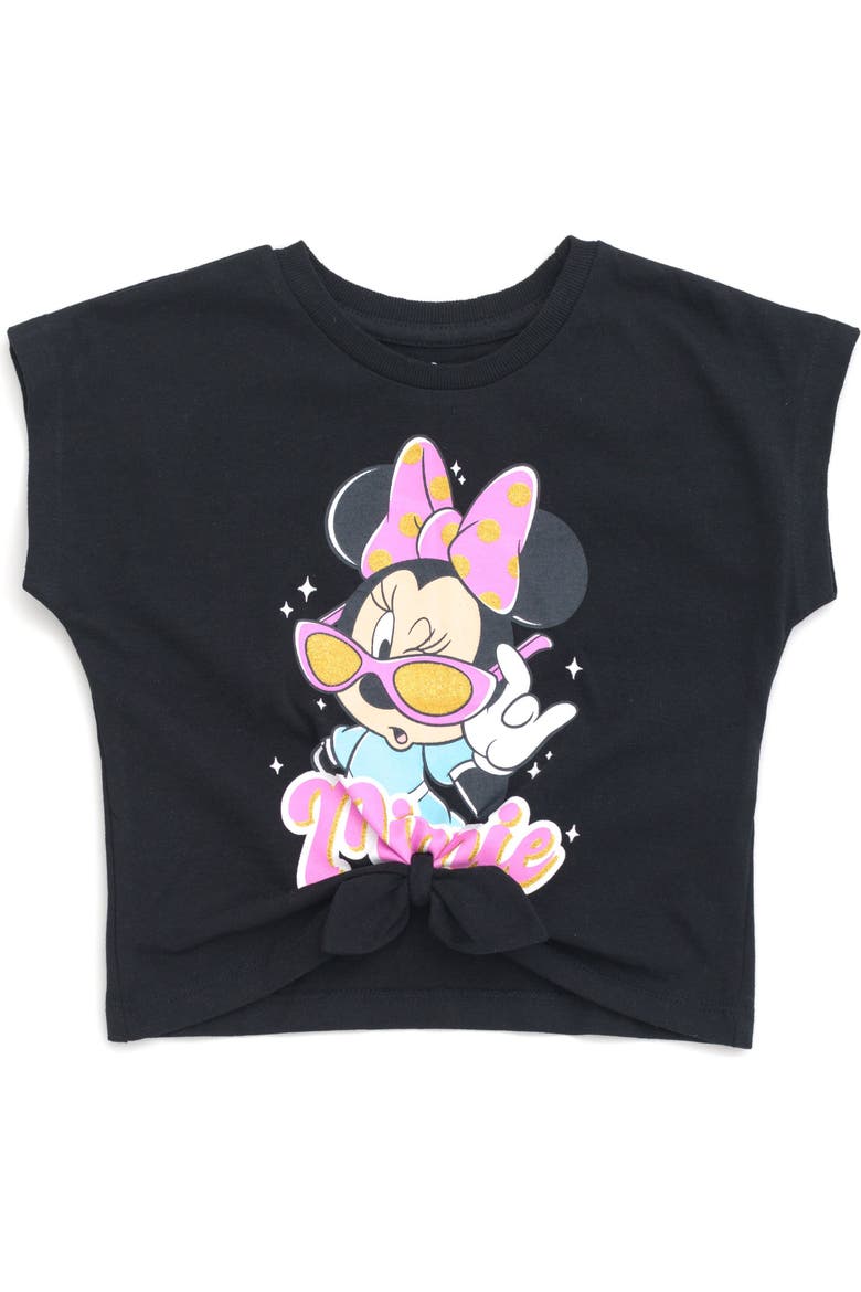 Minnie Mouse 2-Piece T-Shirt and Tutu Skort Set, Alternate, color, Fuchsia Minnie Mouse