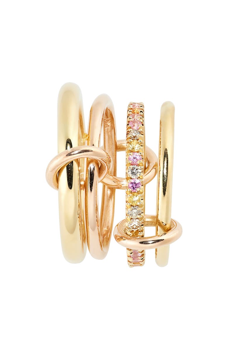 Spinelli Kilcollin Spinelli Collection Nimbus Linked Sapphire Rings, Alternate, color, 