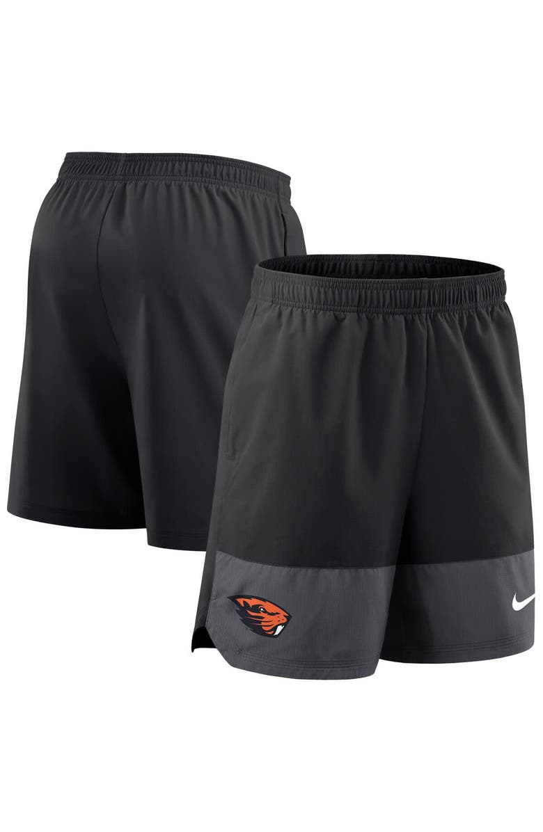 Nike Men's Nike Black Oregon State Beavers 2025 Sideline Performance Shorts, Alternate, color, Black