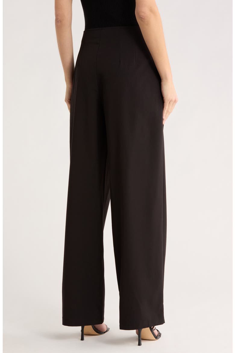 Pleated Pants, Alternate, color, BLACK