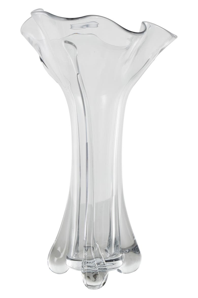 Clear Glass Vase, Alternate, color, CLEAR