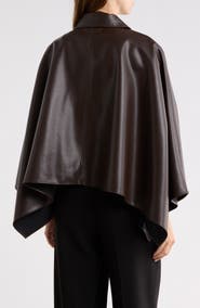 Steve Madden Faux Leather Cape