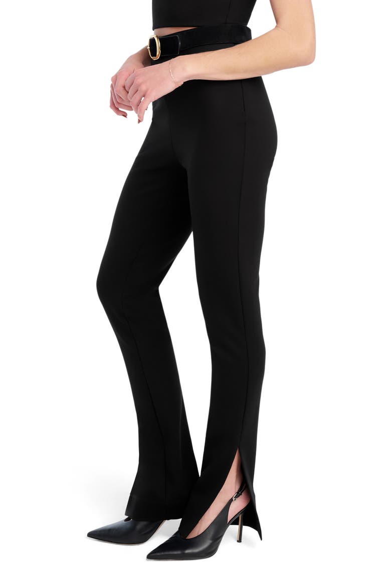 The Pointe Ponte Knit Pants, Alternate, color, BLACK