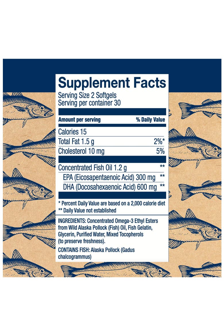 Peak DHA Omega-3 60 Softgels(30 servings), Alternate, color, None