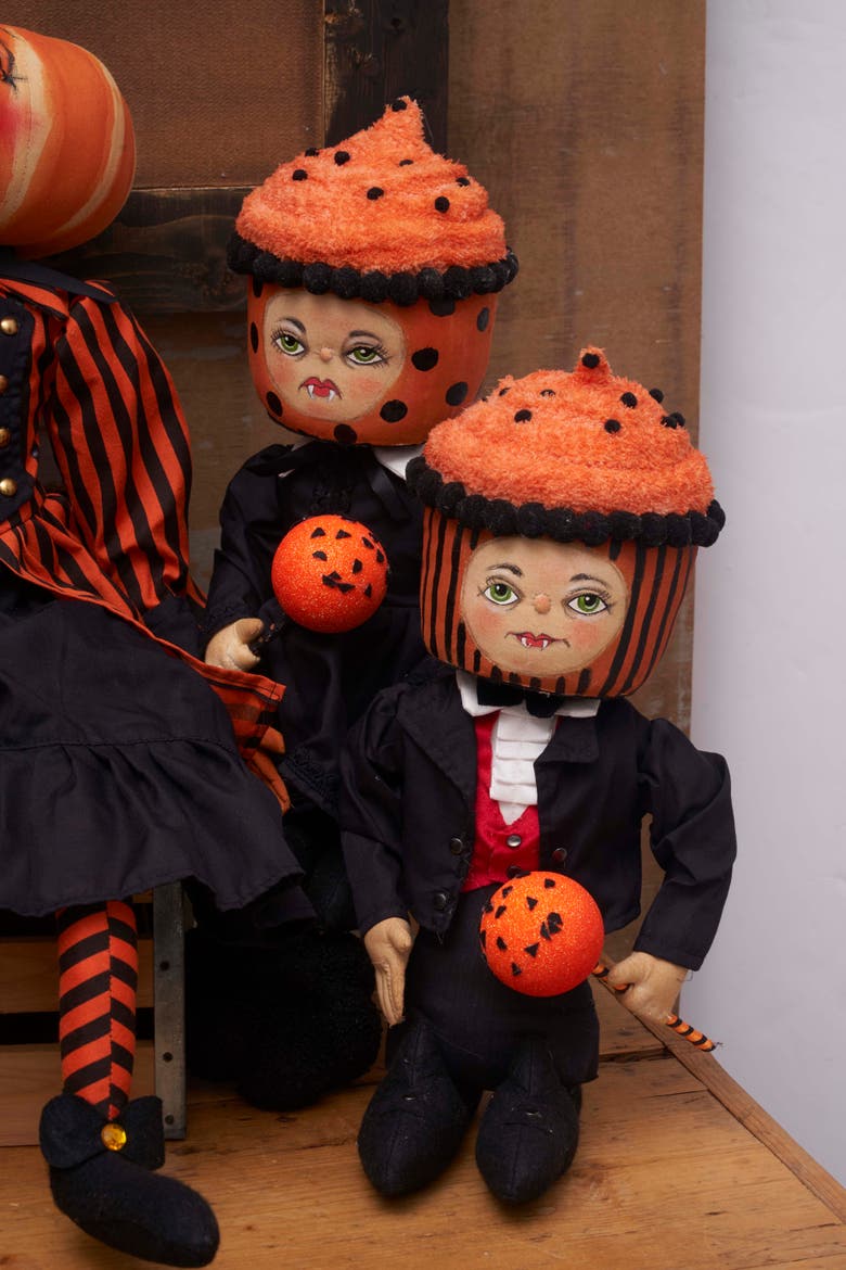 Vinny Joe Spencer Gathered Traditions Halloween Figurine 15.5", Alternate, color, Orange