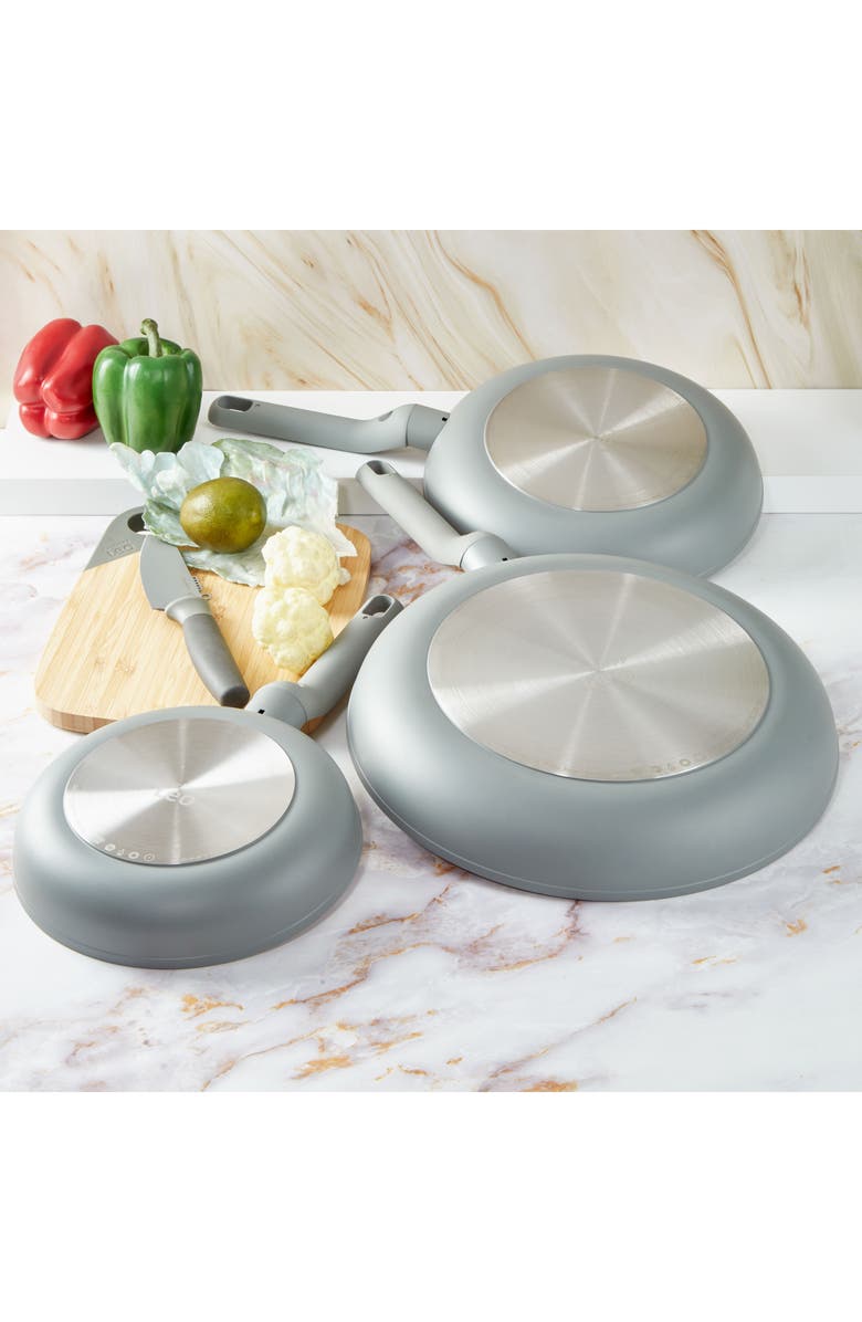 BergHOFF Leo Balance 3-Piece Pan Set, Alternate, color, Moonmist