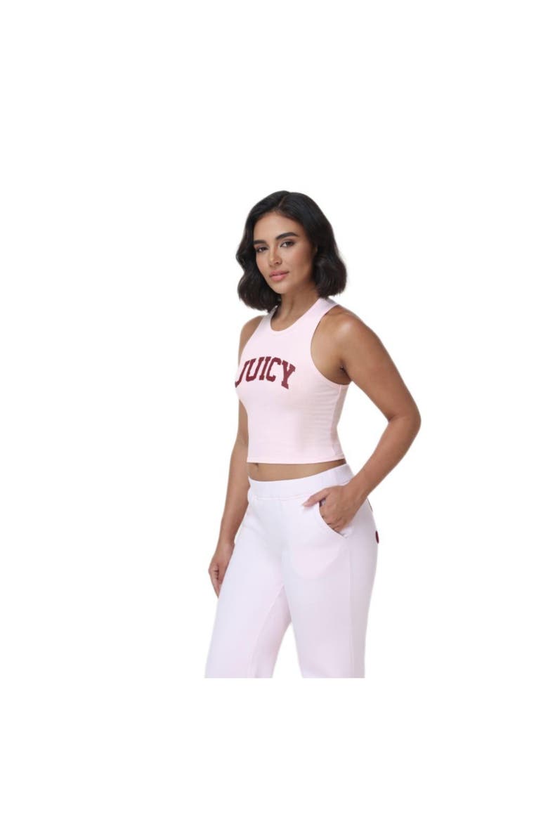 High Neck Crop Tank Top, Alternate, color, SOFT GLOW