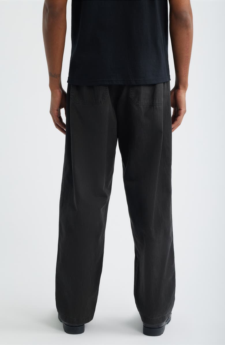 Obey Theo Easy Pants, Alternate, color, Black Faded Wash