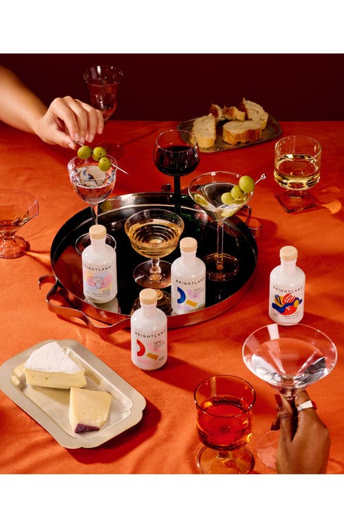 Brightland Classic Minis Flavored Olive Oil 4-pc. Gift Set In Transparent